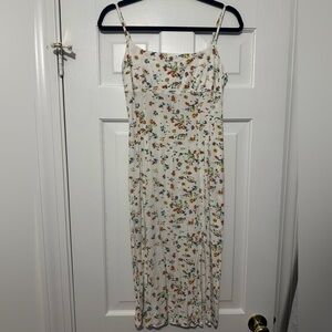 Uniqlo Floral Spaghetti Strap Dress